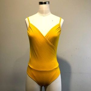 Mustard bodysuit